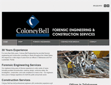 Tablet Screenshot of coloneybell.com